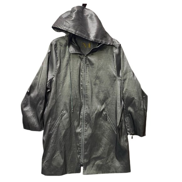 Mycra Pac One Designer Wear Nickel hooded rain coat jacket SIZE 3X - Picture 1 of 6